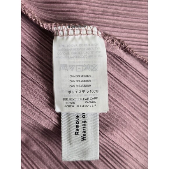 Madewell Micropleat Top Womens Size Small Pink Blush Flutter Sleeves - Picture 7 of 7